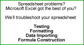 Dynamic spreadsheet